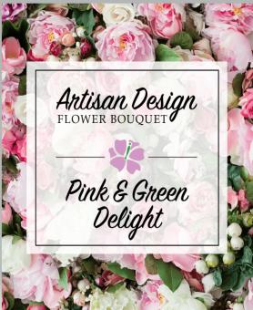 Artist's Design: Pink and Green Delight